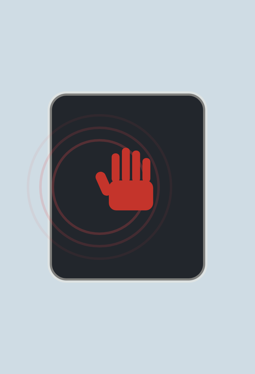 A pedestrian signal showing a flashing hand means: