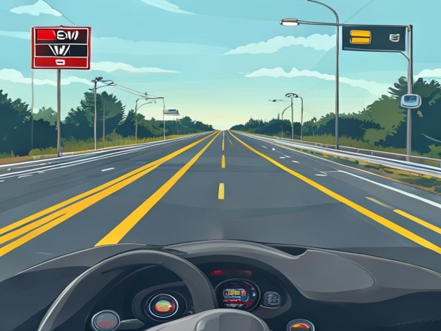Este carril está bordeado por líneas amarillas dobles discontinuas y controlado por señales en alto. Es un: